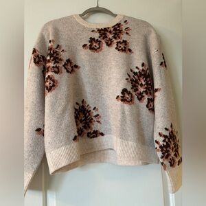 Floral sweater